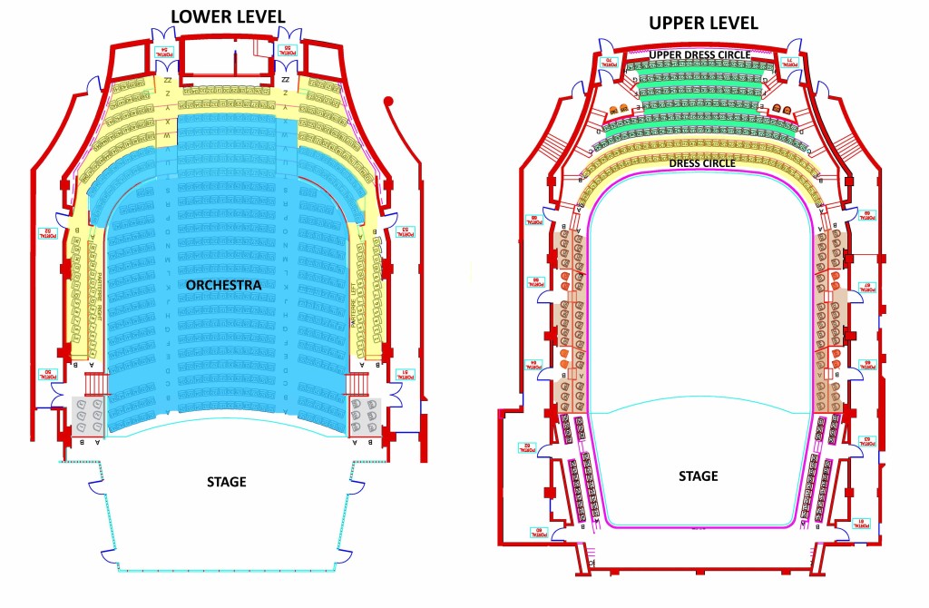 Seating Plans | Teatron Toronto Jewish Theatre